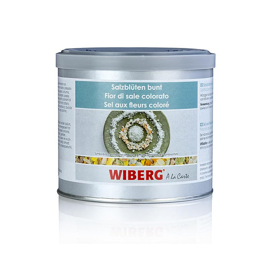 Wiberg saltblomster, farverige, 450 g