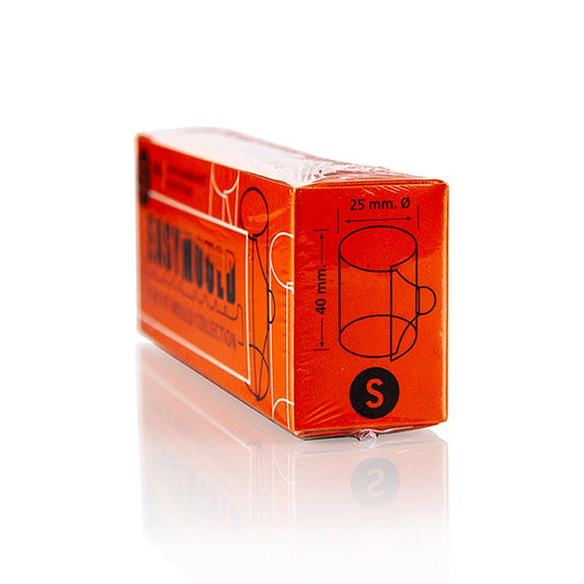 Easymould Rendondo folier, runde, ø25x40mm, 100% Chef (60/0004), 100 ark