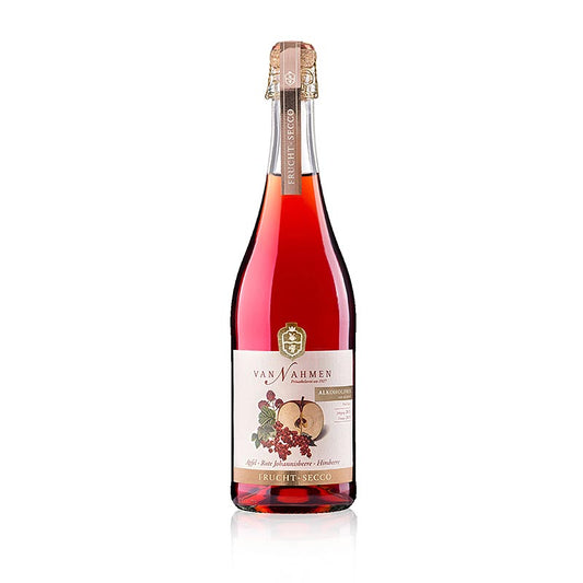 Van Nahmen Apple-Redcurrant-Raspberry Fruit Secco, alkoholfri, 750 ml