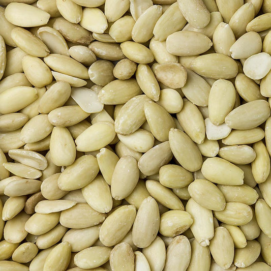 Mandler, hele, hvide, 500 g