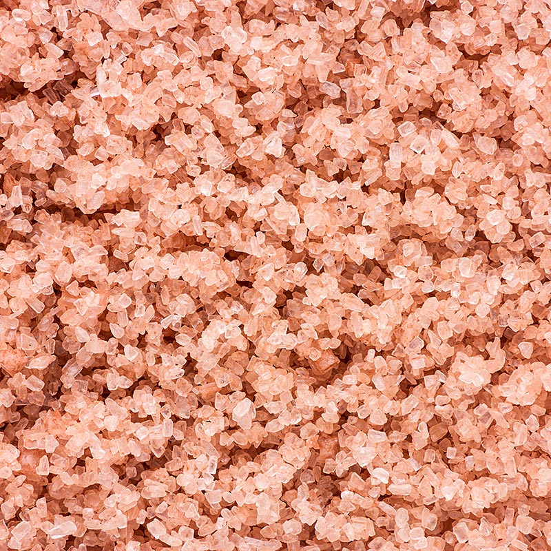 Palm Island, pinkfarvet Stillehavssalt, dekorationssalt med vulkansk ler, groft, 1 kg