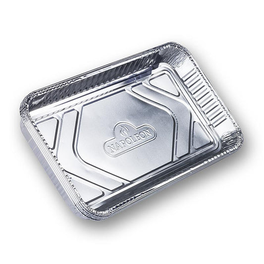 Napoleon grilltilbehør - Store drypbakker i aluminium, 36x19,7 cm, 5 stk.