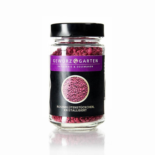 Gewürzgarten rosenbladstykker, krystalliseret, 140 g