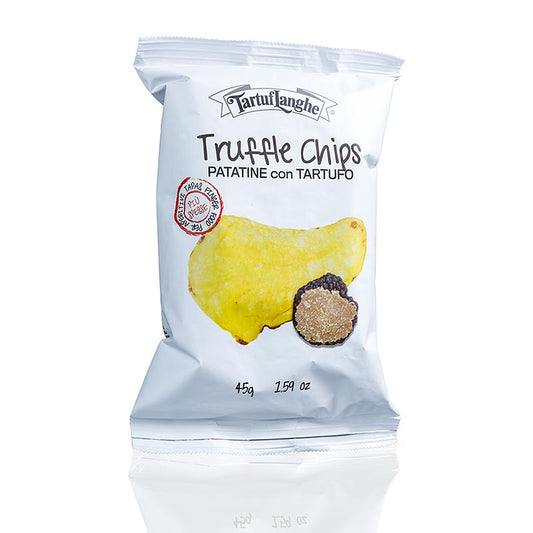 Tartuflanghe  Trüffel Chips, Kartoffelchips m. Sommertrüffel (tuber aestivum), 45 g