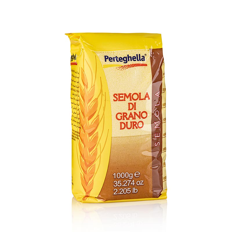 Durumhvedegryn - Semola di Grano Duro, til glat pasta og gnocci, 1 kg