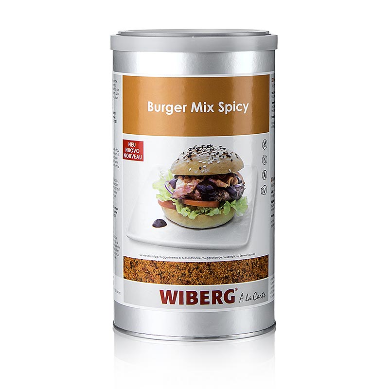 Wiberg Burger Mix Spicy, krydderiblanding, 760 g