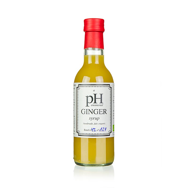 pHenomenal Ginger Syrup (ingefærsirup), vegansk, økologisk, 250 ml