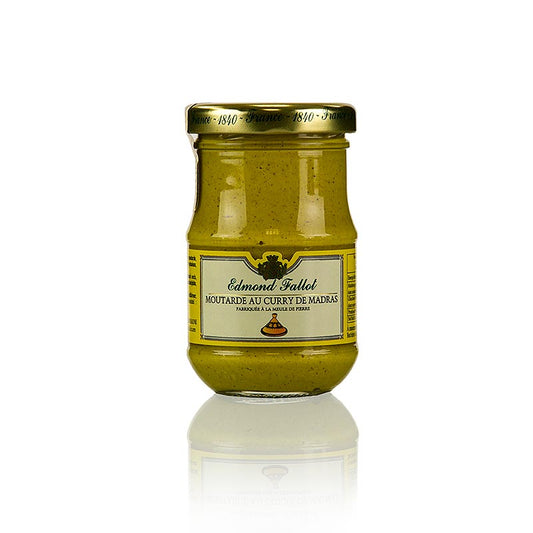 Fallot - Sennep, fin, med Madras-karry, stærk, 100 ml