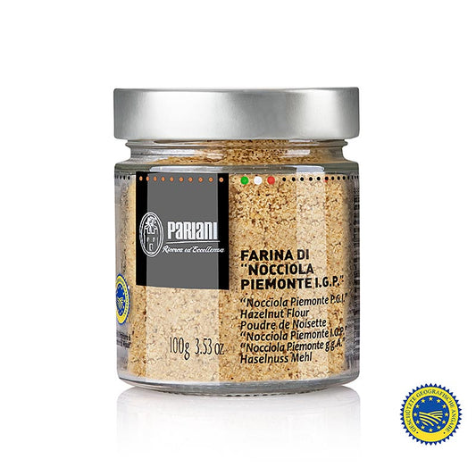 Hasselnøddesemulje (hasselnøddemel), 100 % hasselnødder fra Piemonte BGB, Pariani, 100 g