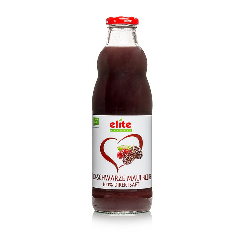 Direkte sort morbærsaft, Elite Natural, Granar, BIO, 700 ml