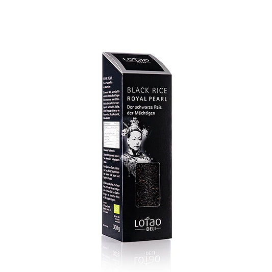 Lotao - Royal Pearl Black, sorte ris, Italien, økologisk, 300 g