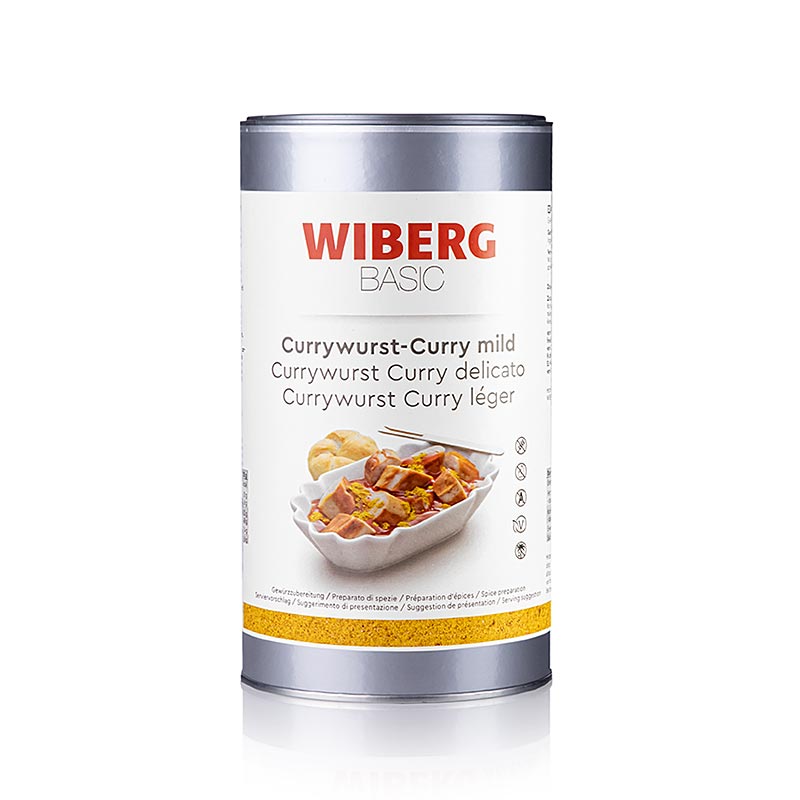 Wiberg BASIC Currywurst Curry mild, krydderiblanding, 580 g