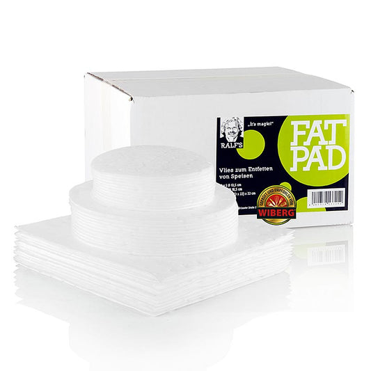 WIBERG FatPad-pakke (12 x S, 12 x M, 4 x XXL), 28 stk.