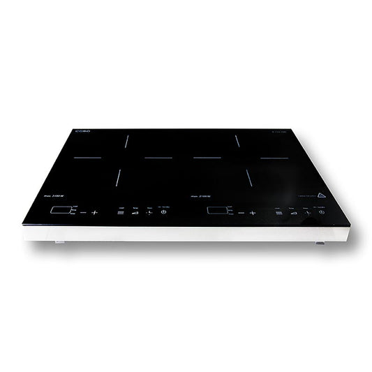 Induktionskogeplade S-LINE 3500 Watt, 2 kogeplader, 1 stk.