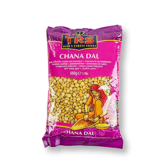 Kikærter - Chana Dal, halveret, tørret, 500 g