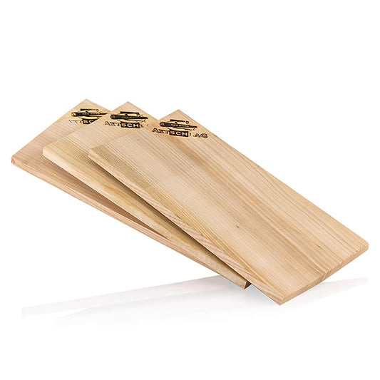 Grill BBQ - Wood Planks grillbrædder, kirsebærtræ (Cherry), 15x30x1,1cm, 3 stk.