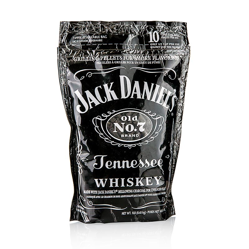 Grill BBQ - Røgpiller fremstillet af Jack Daniel's Wood Chips, whiskytøndeeg, 450 g