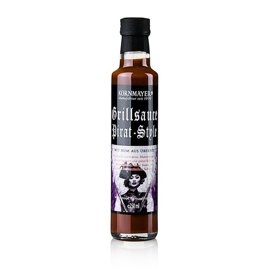 Kornmayer - Pirate - Style barbecuesauce, med rom, 250 ml
