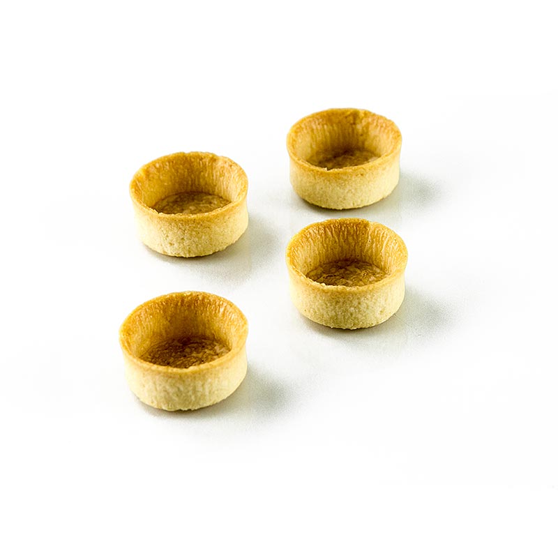 Mini dessert-tarteletter - Filigrano, runde, ø 3,8 cm, H 1,8 cm, mørdej, 200 stk.