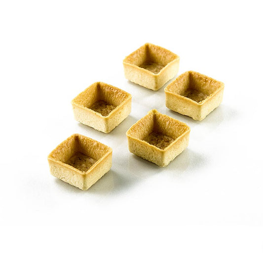 Mini snack-tarteletter, Filigrano, firkantede, 3,3 cm, H 18 mm, 225 stk.