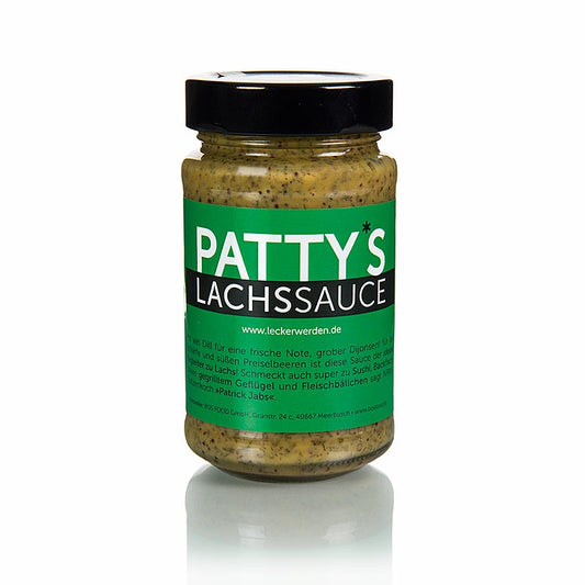 Patty's laksesauce, honning-sennepssauce med dild, 225 ml