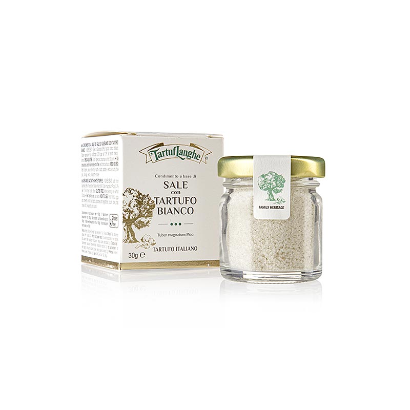 Tartuflanghe  Fransk havsalt med hvid trøffel (tuber magnatum pico), 30 g