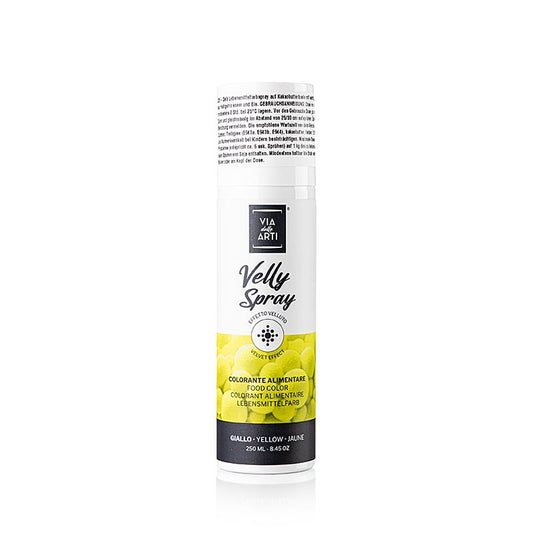 Kakaosmørspray, fløjl/fløjlseffekt, gul, Velly, 250 ml