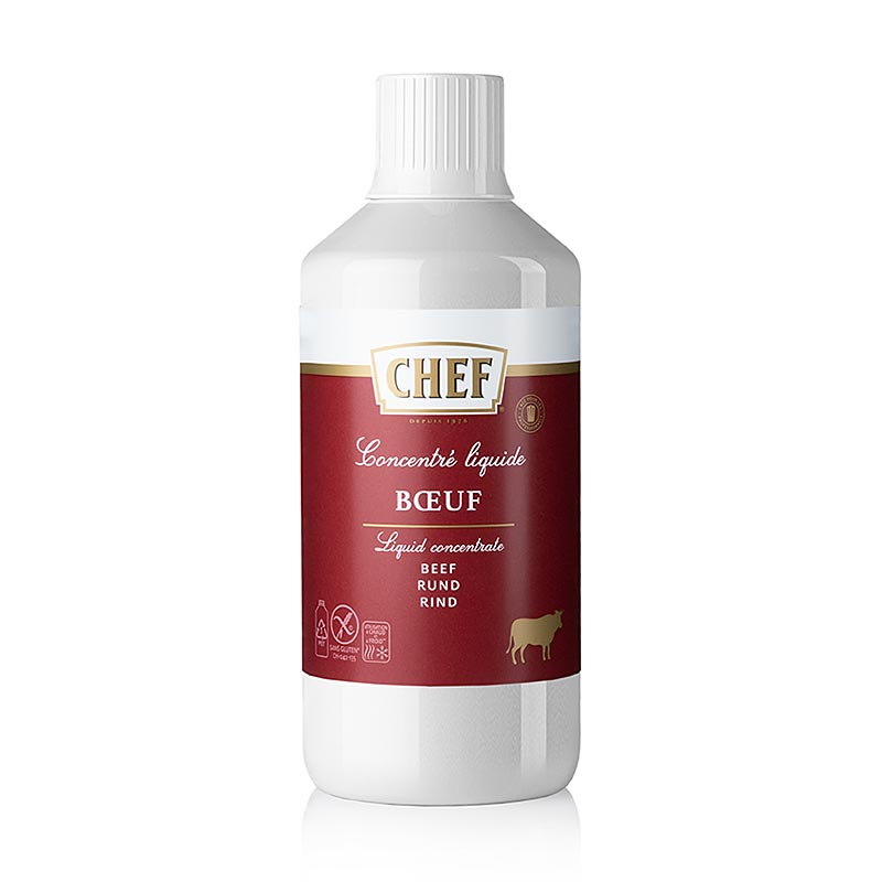 CHEF Premium Koncentrat - Oksefond, flydende, til ca. 34 liter, 1 l