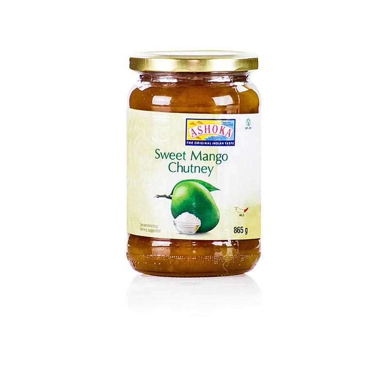 Mango Chutney, sød, Ashoka, 865 g