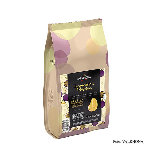 Valrhona Inspiration Passion Fruit - Specialitet med kakaosmør, 3 kg