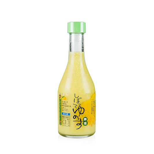 Yuzu-juice "Shibotte", frisk, 100 % citrusfrugtjuice, 300 ml