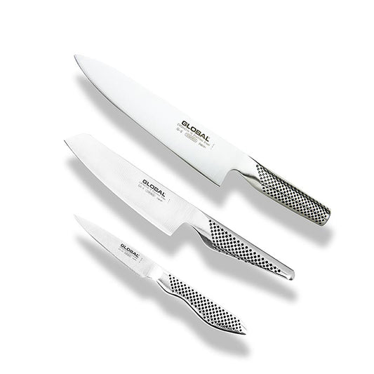 Knivsæt G-2538, (G-2, GS-5, GS-38) GLOBAL, 3 stk.