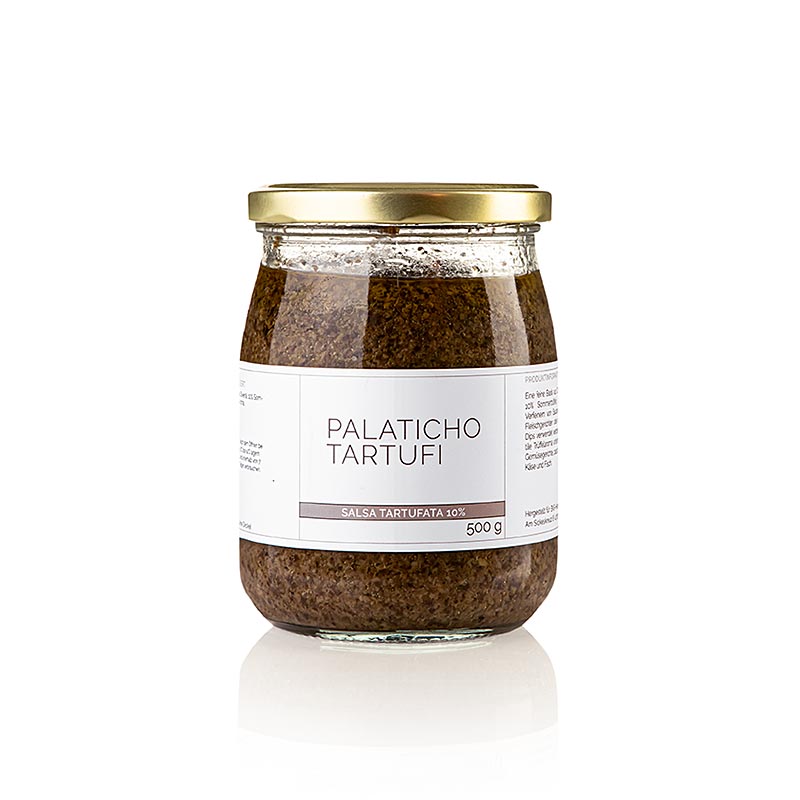 Trøffelsauce salsa tartufata, med 10% sommertrøffel, Palaticho Tartufi, 500 g