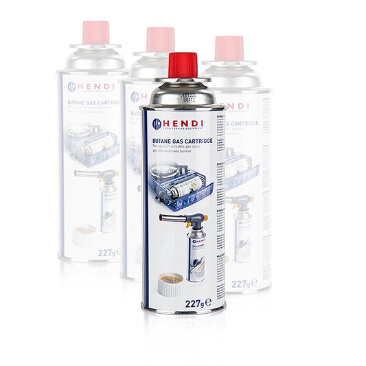 Gaspatron til gaskomfurer og -brændere, butan, Hendi, 908 g, 4 x 227 g