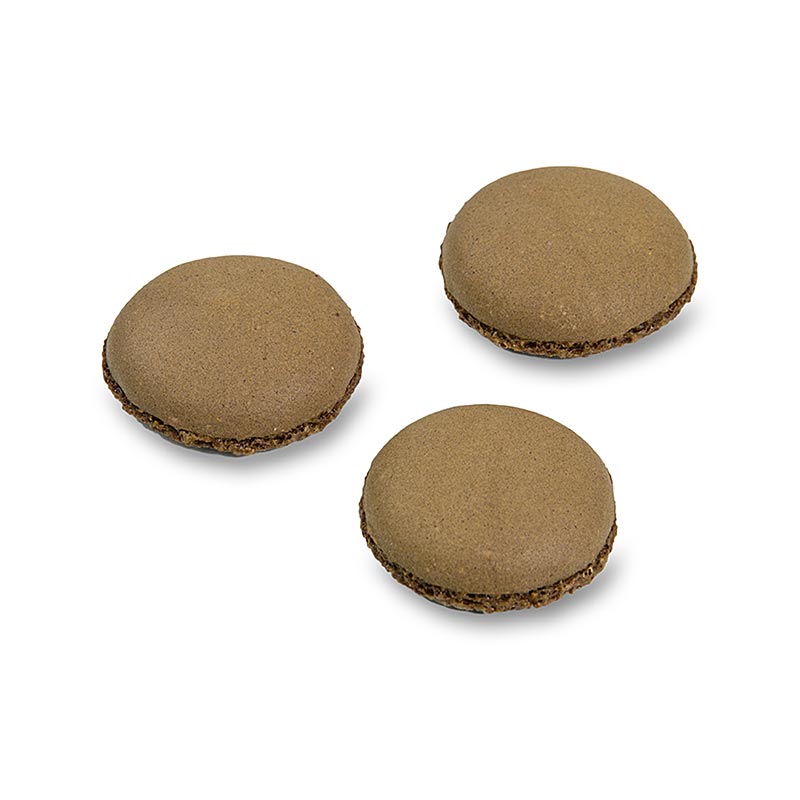 Macarons chokolade (mandelmarengs) ca. Ø 3,5 cm (70234), 1,34 kg, 384 stk.