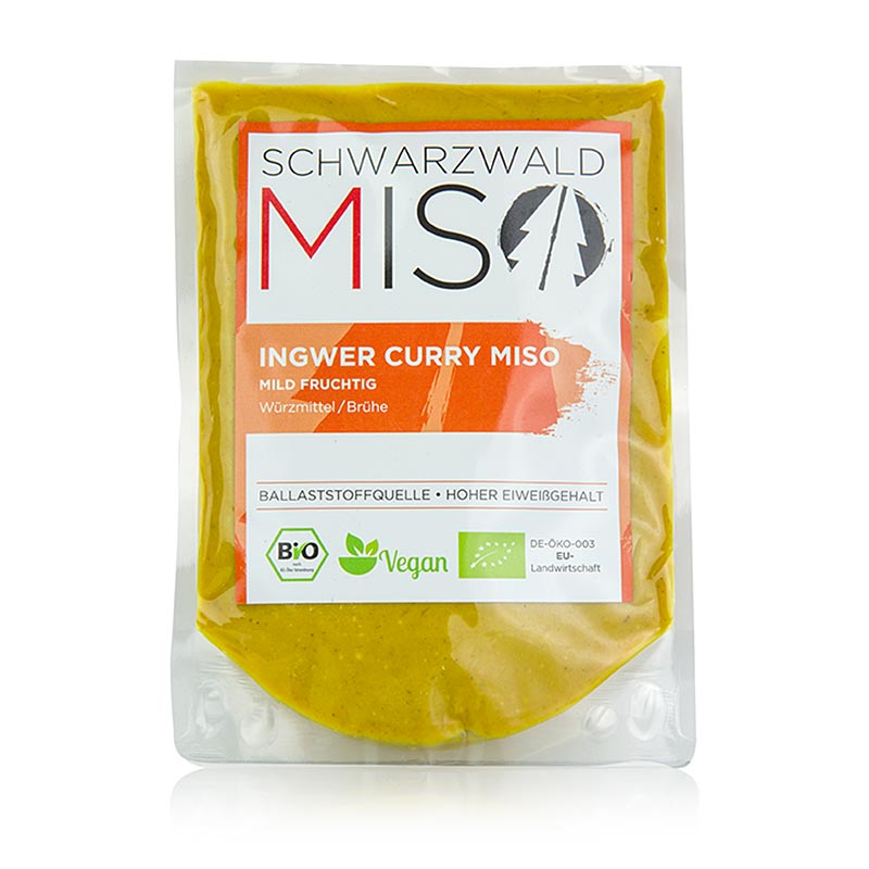 Miso ingefær karrypasta, mildt frugtagtig, Black Forest Miso, økologisk, 220 g