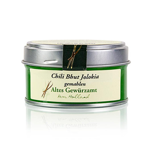 Chilli Bhut Jolokia, stødt, Altes Gewürzamt, 35 g