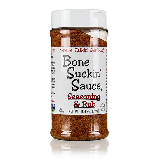 Bone Suckin' Regular Seasoning &amp; Rub', tilberedning af BBQ-krydderi, Ford's Food, 323 g