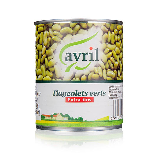 Flageolets, bønnefrø, kogte, 800 g