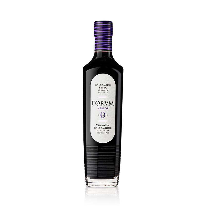 FORVM Merlot balsamico, 6,5 % syreindhold, økologisk, 500 ml