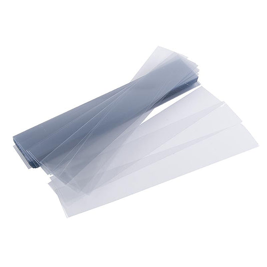 Kagekantfilm, 24x4cm, enkelte strimler, tyk, 1.000 stk.