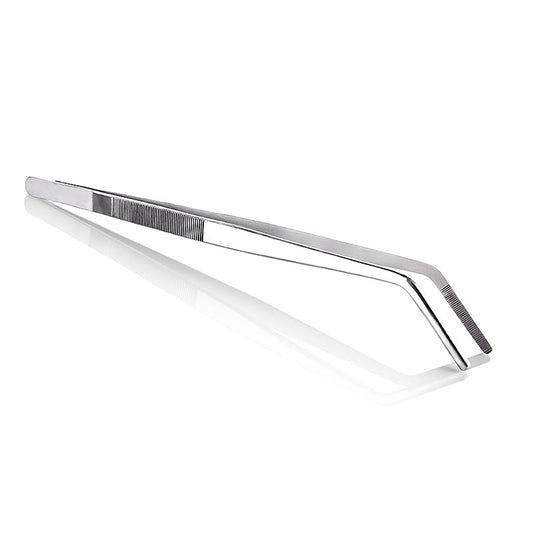Grillpincet, lige med bøjet spids, 35 cm, rustfrit stål, Triangle Tools, 1 stk.