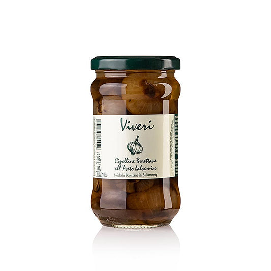Syltede Borettane-løg, i balsamicoeddike, 285 g