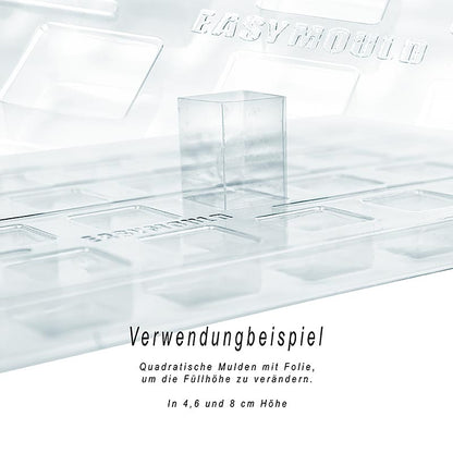 Easymould Cuadrado formbakker, 27x18x2cm, 100% Chef (60/0012), 3 stk.