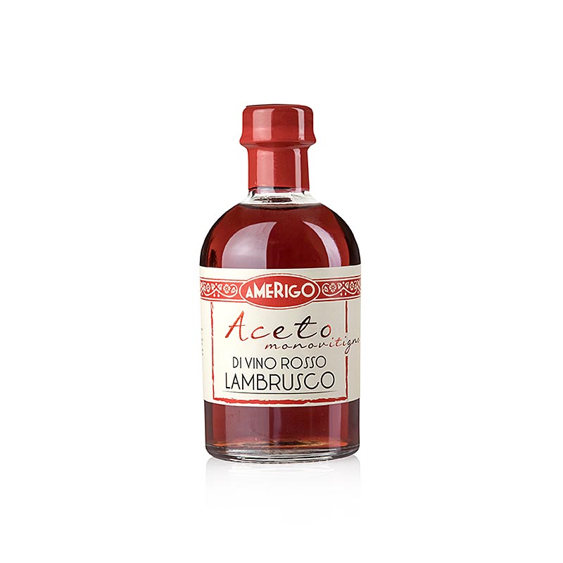 Aceto di Vino Rosso Lambrusco, rødvinseddike, Amerigo, 250 ml
