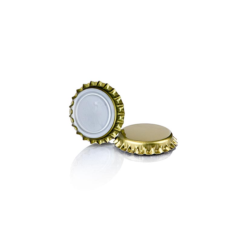 Kronkapsler til Gin Tonic-flasker (52977), guld, 100% Chef, 100 stk.