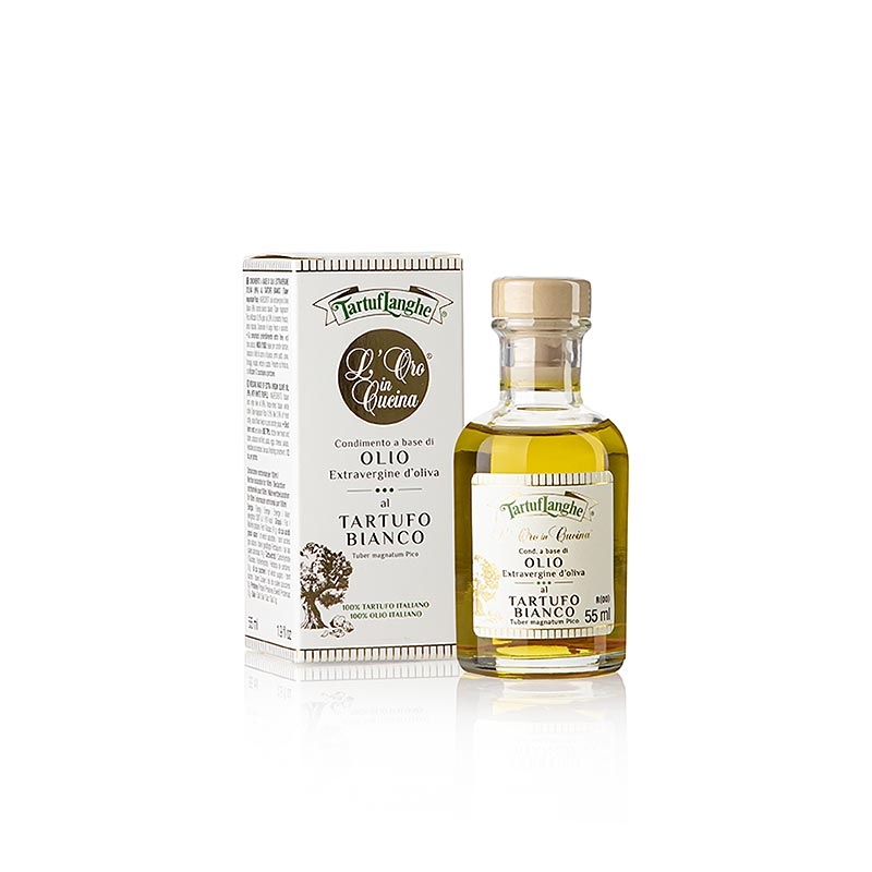 Tartuflanghe ekstra jomfruolivenolie L´Oro in Cucina med hvid trøffel og aroma 55 ml