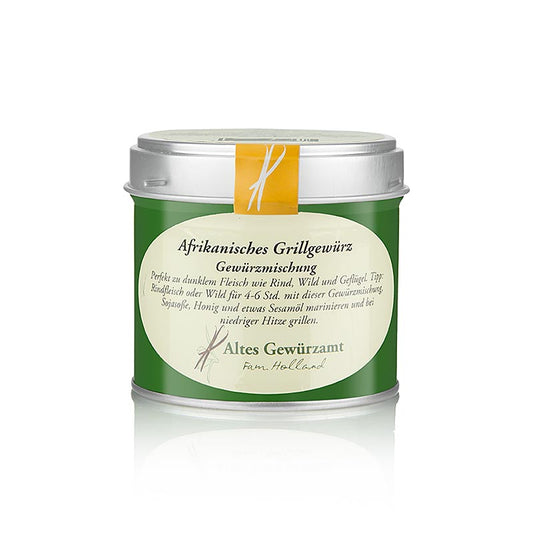 Afrikansk grillkrydderi, krydderiblanding, Altes Gewürzamt, 75 g
