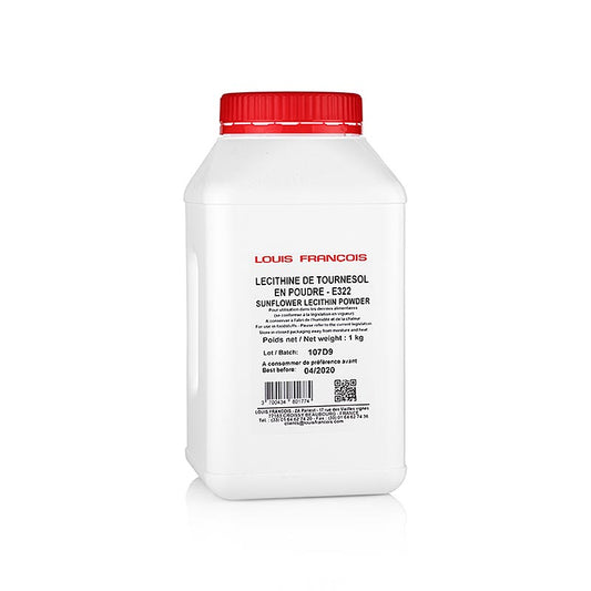 Solsikkelecithin (emulgator), pulver, Louis Francois, 1 kg