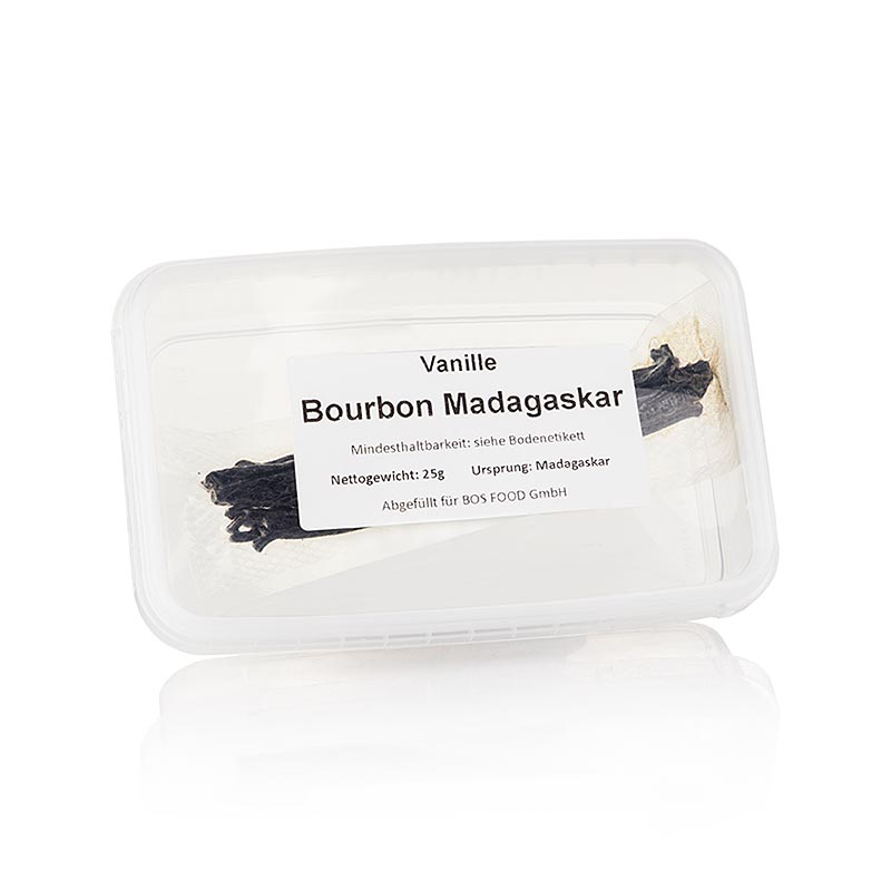 Bourbon-vaniljestænger, fra Madagaskar, ca. 7 stænger, 25 g